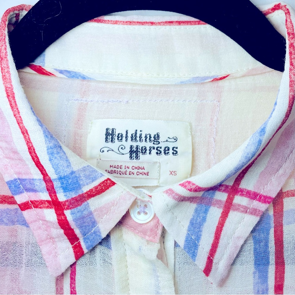 Anthropologie button down summer top